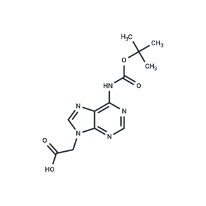 化合物 N6-Boc-adenin-9-yl ?acetic acid|TNU0890|TargetMol