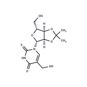 化合物 5-Hydroxymethyl-2’,3’-O-isopropylidene-2-thiouridine|TNU0699|TargetMol