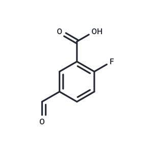 化合物 2-Fluoro-5-formylbenzoic acid,2-Fluoro-5-formylbenzoic acid