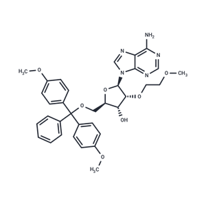 化合物 5’-O-(4,4’-Dimethoxytrityl)-2’-O-(2-methoxyethyl) adenosine|TNU1342|TargetMol