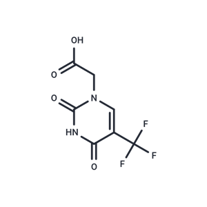 化合物 5-Trifluoromethyluracil-1-yl ?acetic acid|TNU1055|TargetMol