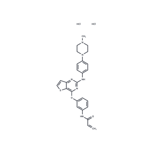 化合物 Olmutinib hydrochloride,Olmutinib hydrochloride