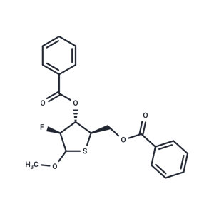 化合物 Methyl 2-deoxy-3,5-di-O-benzoyl-2-fluoro-4-thio-D-arabinopentofuranoside|TNU1339|TargetMol