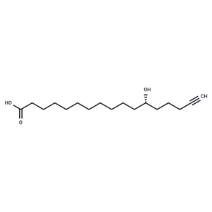 化合物 12(S)-hydroxy-16-Heptadecynoic Acid,12(S)-hydroxy-16-Heptadecynoic Acid