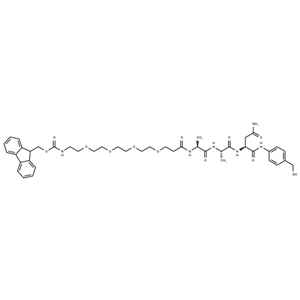 化合物 Fmoc-PEG4-Ala-Ala-Asn-PAB|T15331|TargetMol
