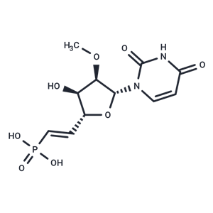 化合物 1-[(5E)-5,6-Dideoxy-6-phosphono-2-O-methyl-β-D-ribo-hex-5-enofuranosyl)uracil|TNU1010|TargetMol