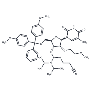 化合物 5’-O-DMTr-2’-O-(2-methoxyethyl)-5-methyluridine-3’-CED-phosphoramidite,2