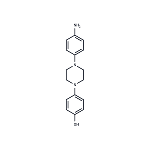 化合物 1-(4-Aminophenyl)-4-(4-hydroxyphenyl)piperazine,1-(4-Aminophenyl)-4-(4-hydroxyphenyl)piperazine