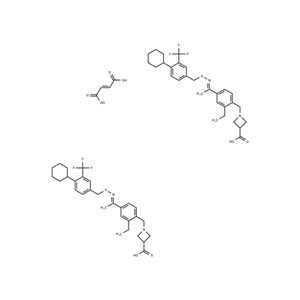 化合物 Siponimod hemifumarate|T64065|TargetMol