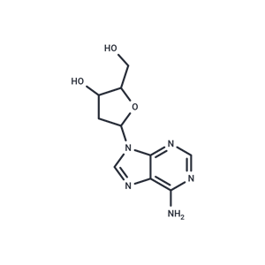 化合物 9-(2-Deoxy-beta-D-threo-pentofuranosyl)adenine|TNU1257|TargetMol