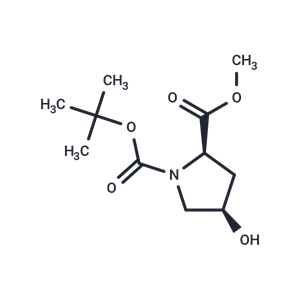 化合物 N-Boc-cis-4-hydroxy-D-proline methyl ester|T66907|TargetMol