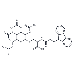 化合物 Fmoc-Ser(O-β-D-GalNAc(OAc)3)-OH|T66662|TargetMol