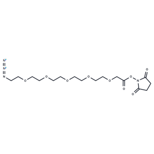 化合物 Azido-PEG5-CH2CO2-NHS,Azido-PEG5-CH2CO2-NHS