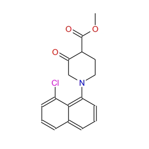 1-(8-氯萘-1-基)-3-氧代哌啶-4-羧酸甲酯