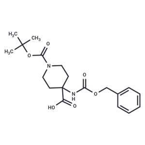 化合物 T64319,4-benzyloxycarbonylamino-piperidine-1,4-dicarboxylic acid mono-tert-butyl ester