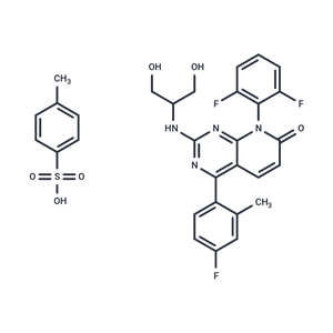 化合物 Dilmapimod tosylate|T68297|TargetMol