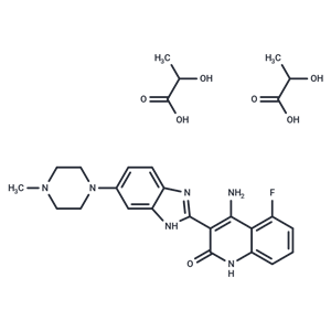 化合物 Dovitinib Dilactic Acid|T6193|TargetMol