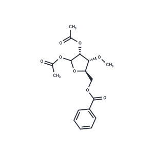 化合物 1,2-Di-O-acetyl-5-benzoyl-3-O-methyl-D-ribofuranose|TNU0725|TargetMol