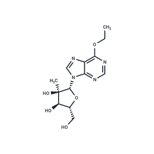 化合物 6-Ethoxy-9-beta-D-(2-C-methyl-ribofuranosyl)purine,6-Ethoxy-9-beta-D-(2-C-methyl-ribofuranosyl)purine