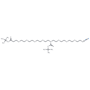 化合物 N-(Azido-PEG3)-N-Boc-PEG4-Boc|T16190|TargetMol