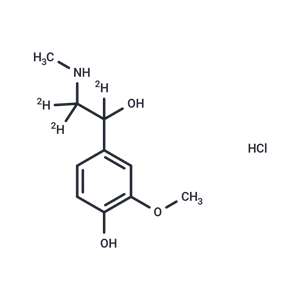變腎上腺素 d3 鹽酸鹽|TMIH-0197|TargetMol
