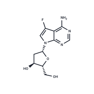 化合物 7-Fluoro-7-deaza-2’-deoxyadenosine4-Amino-5-fluoro-7-(2-deoxy-b-D-ribofuranosyl)-7H-pyrrolo[2,3-d]pyrimidine|TNU1026|TargetMol