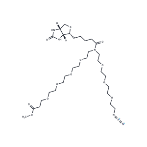 化合物 N-(Azido-PEG3)-N-Biotin-PEG4-methyl ester|T16184|TargetMol