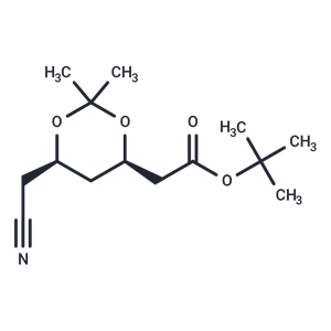 化合物 tert-Butyl 2-((4R,6R)-6-(cyanomethyl)-2,2-dimethyl-1,3-dioxan-4-yl)acetate|T67111|TargetMol