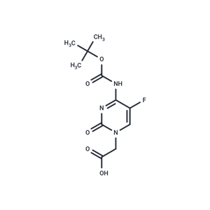 化合物 N4-Boc-5-fluorocytosin-1-yl-acetic ?acid|TNU1067|TargetMol