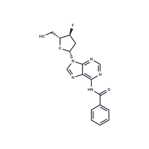 化合物 N6-benzoyl-3’-fluoro-2’,3’-dideoxyadenosine|TNU1247|TargetMol