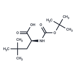 化合物 (S)-2-((tert-Butoxycarbonyl)amino)-4,4-dimethylpentanoic acid|T65019|TargetMol