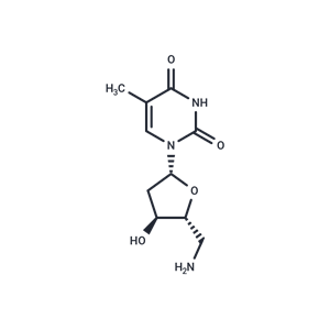 化合物 5’-Amino-5’-deoxythymidine,5’-Amino-5’-deoxythymidine