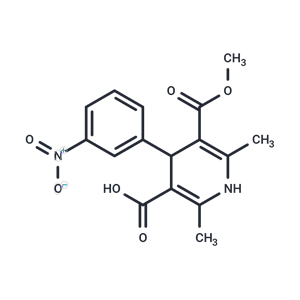 化合物 5-(Methoxycarbonyl)-2,6-dimethyl-4-(3-nitrophenyl)-1,4-dihydropyridine-3-carboxylic acid|T67592|TargetMol