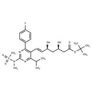 化合物 (3R,5S,6E)-7-[4-(4-Fluorophenyl)-6-isopropyl-2-[(methanesulfonyl) methylamino]pyrimidin-5-yl]-3,5-dihydroxyhept-6-enoic acid tert-butyl ester,(3R,5S,6E)-7-[4-(4-Fluorophenyl)-6-isopropyl-2-[(methanesulfonyl) methylamino]pyrimidin-5-yl]-3,5-dihydroxyhept-6-enoic acid tert-butyl ester