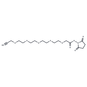 化合物 Propargyl-PEG4-O-C1-NHS ester,Propargyl-PEG4-O-C1-NHS ester