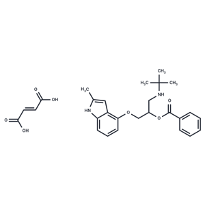 化合物 Bopindolol fumarate|T63356|TargetMol