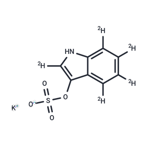 化合物 Indoxyl Sulfate-d5 potassium salt,Indoxyl Sulfate-d5 potassium salt