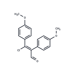 3-氯-2,3-雙(4-甲氧苯基)丙烯醛|T7830|TargetMol
