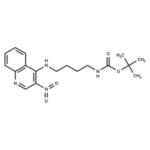 化合物 N4-(4-Boc-aminobutyl)-3-nitroqunoline-4-amine|TNU0903|TargetMol