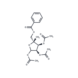 化合物 5-O-Benzoyl-1,2,3-tri-O-acetyl-4-C-methyl-D-ribofuranose,5-O-Benzoyl-1,2,3-tri-O-acetyl-4-C-methyl-D-ribofuranose