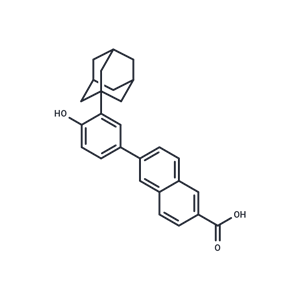 6-[3-(1-金剛烷基)-4-羥基苯基]-2-萘甲酸|T4371|TargetMol