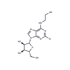 化合物 2-Chloro-N6-(2-hydroxyethyl)adenosine,2-Chloro-N6-(2-hydroxyethyl)adenosine