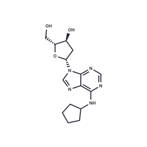 化合物 2’-Deoxy-N6-cyclopentyladenosine|TNU1370|TargetMol