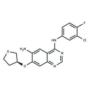 化合物 (S)-N4-(3-Chloro-4-fluorophenyl)-7-((tetrahydrofuran-3-yl)oxy)quinazoline-4,6-diamine|T66391|TargetMol