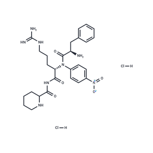 化合物H-D-Phe-Pip-Arg-pNA dihydrochloride|T40711|TargetMol