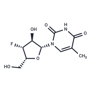 化合物 3’-Deoxy-3’-fluoro-5-methyl-xylo-uridine|TNU0202|TargetMol