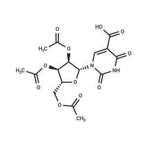 化合物 (2’,3’,5’-Tri-O-acetyl)uridine ? 5-carboxylic acid|TNU1479|TargetMol