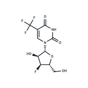 化合物 3’-Deoxy-3’-fluoro-5-trifluoromethyluridine,3’-Deoxy-3’-fluoro-5-trifluoromethyluridine