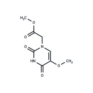 化合物 5-Methoxyuracil-1-yl ?acetic acid methyl ester|TNU1057|TargetMol