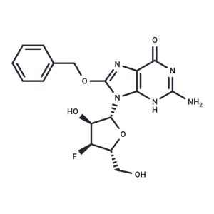 化合物 8-Benzyloxy-3’-deoxy-3’-fluoroguanosine,8-Benzyloxy-3’-deoxy-3’-fluoroguanosine